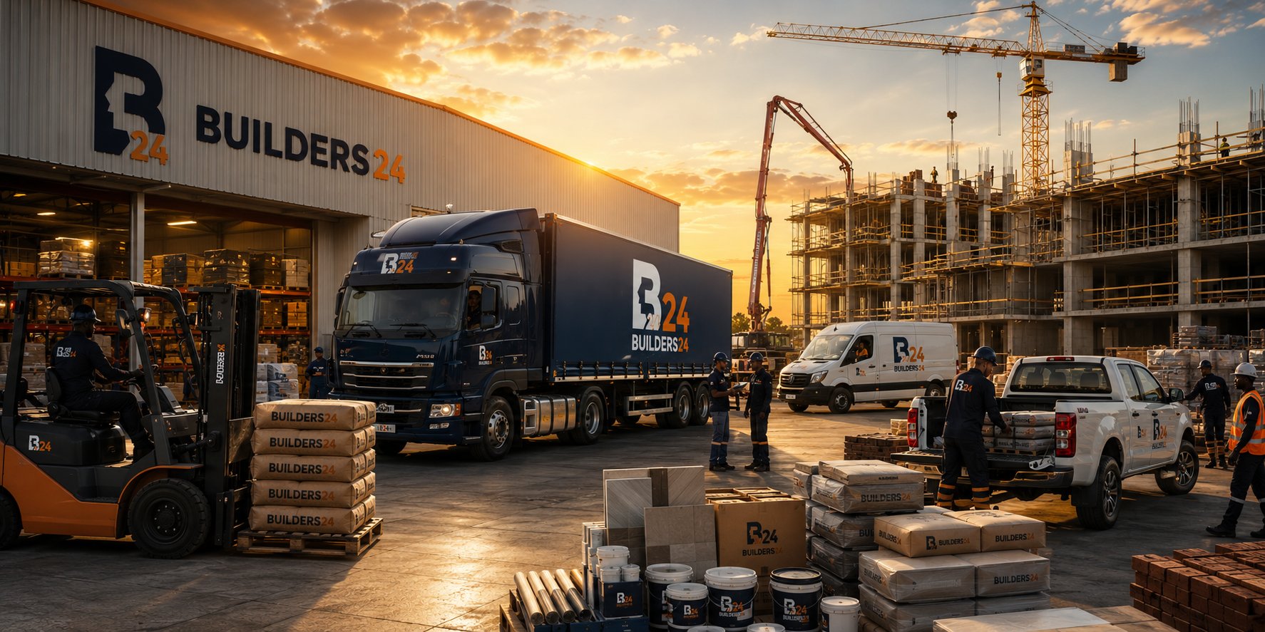 Builders24 site and warehouse operations